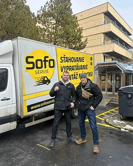 Sťahovací tím v akcii